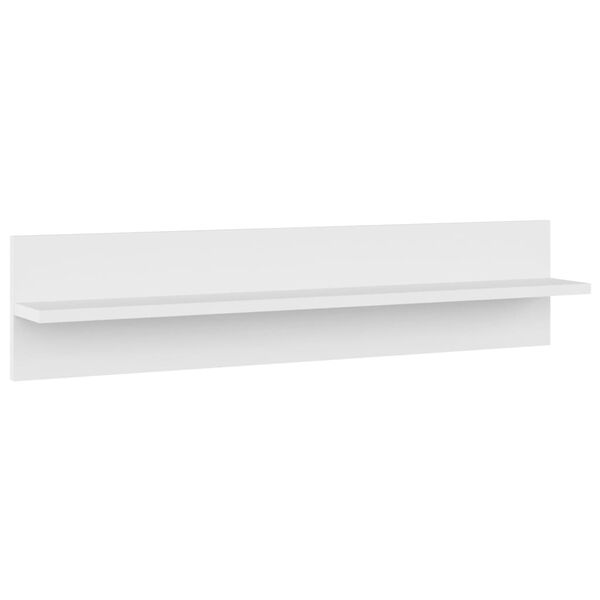 vidaXL Wall Shelf 4 pcs White 80x11.5x18 cm Engineered Wood
