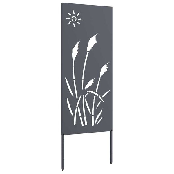 vidaXL Garden Privacy Screen Anthracite 50 x 140 cm Cold-rolled steel