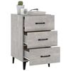 vidaXL Bedside Cabinet Concrete Grey 40x40x66 cm Engineered Wood