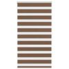 vidaXL Zebra Blind Brown 75x150 cm Fabric Width 70.9 cm Polyester