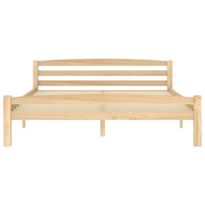 vidaXL Bed Frame Solid Pinewood 160x200 cm