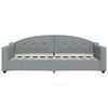vidaXL Day Bed without Mattress Light Grey 90x190 cm Single Fabric