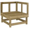vidaXL 3 Piece Garden Lounge Set Impregnated Wood Pine