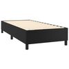 vidaXL Box Spring Bed Frame Black Single Faux Leather (UK/IE/FI/NO only)