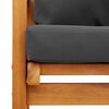 vidaXL 3 Piece Garden Lounge Set with Cushions Solid Wood Acacia