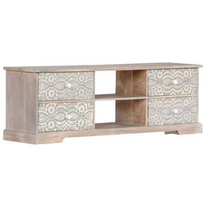 vidaXL TV Cabinet 120x30x40 cm Solid Acacia Wood