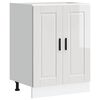 vidaXL Kitchen Base Cabinet&nbsp;Porto High Gloss White Engineered Wood