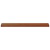 vidaXL Window Sill Brown Wood 160 x 25 x 4.5 cm PVC