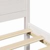 vidaXL Bed Frame with Headboard White 75 x 190 cm Solid Pine Wood