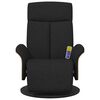 vidaXL Massage Recliner Chair Black 79 x 87 x 104.5 cm Fabric
