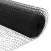 vidaXL Fence Post Grey 10 x 0.8 m (13 mm mesh) Steel and PVC