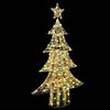 vidaXL Christmas Tree with 160 LEDs Warm white 150 cm PET