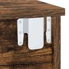 vidaXL Bedside Table Smoked Oak 40 x 31 x 15 cm Engineered Wood