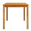 vidaXL Garden Table 140x80x74 cm Solid Acacia Wood