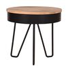 LABEL51 Corner Table Saran 44x44x43 cm Wood/Black