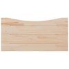vidaXL Desk Top White 110x55x2.5 cm Solid Wood Pine