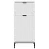 vidaXL Bathroom Cabinet with Drawer with Door White 39.5 x 36 x 88 cm