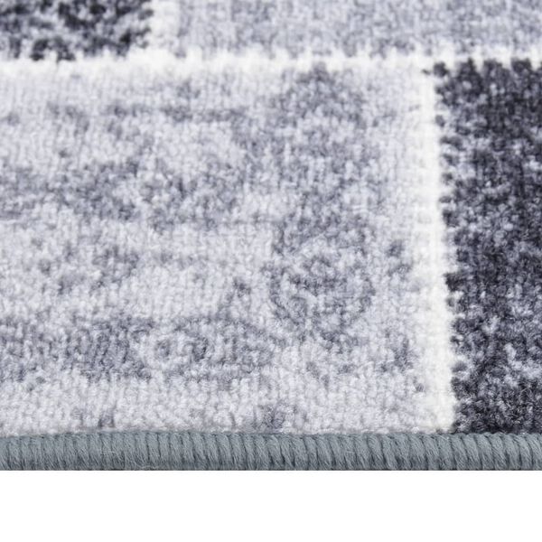vidaXL Carpet Runner Grey 80x600 cm