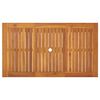 vidaXL Garden Table 140x80x74 cm Solid Acacia Wood