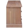 vidaXL TV Cabinet 120x30x40 cm Solid Teak Wood