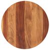 vidaXL Table Top Solid Wood Acacia Round 25-27 mm 50 cm