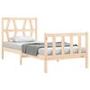 vidaXL Bed Frame without Mattress 100x200 cm Solid Wood Pine