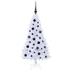 vidaXL Artificial Christmas Tree with Stand White 120 cm PVC and Steel