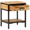 vidaXL Bedside Cabinet Brown 40 x 35 x 50 cm Solid Mango wood
