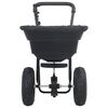 vidaXL Spreader Black 53 x 81.5 x 78 cm PVC and Steel