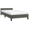 vidaXL Bed Frame without Mattress Dark Grey 90x190cm Single Velvet