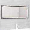 vidaXL Bathroom Furniture Set High Gloss Grey Engineered Wood