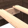 vidaXL Bed Frame without Mattress Brown Oak 75x190 cm Small Single Engineered Wood