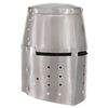 vidaXL Medieval Knight Helmet Antique Replica LARP Silver Steel