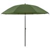 vidaXL Fishing Umbrella Yellow Army 240 x 210 cm Oxford Polyester