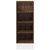vidaXL Bottom Cabinet Riga Brown Oak 30x44.5x81.5 cm Engineered Wood