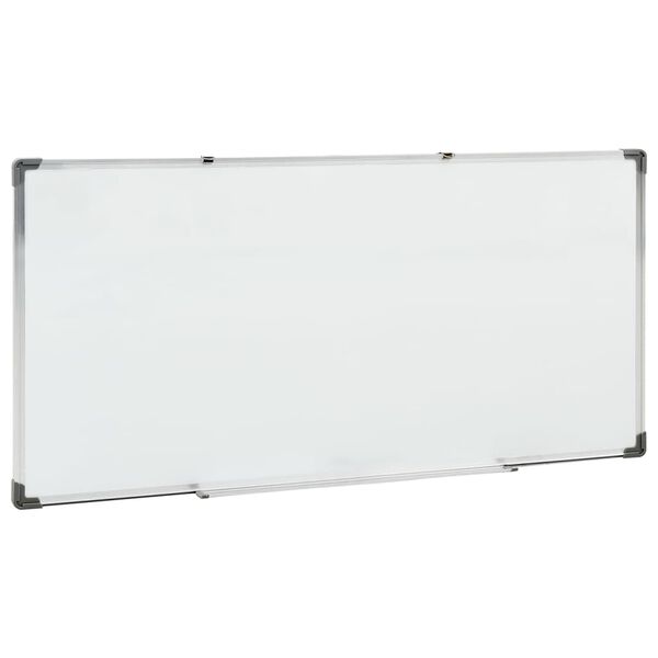 vidaXL Magnetic Whiteboard White 110x60 cm Steel