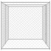 vidaXL Dog Cage Silver 400 x 200 x 200 cm Galvanised Steel