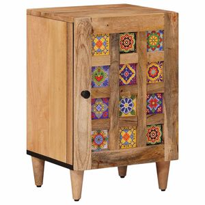 vidaXL Bathroom Cabinet Natural 38 x 33 x 58 cm Solid Mango Wood