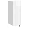 vidaXL Sideboard High Gloss White 34.5 x 33 x 92 cm Engineered Wood