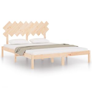 vidaXL Bed Frame without Mattress 160x200 cm Solid Wood