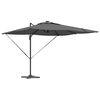 vidaXL Umbrella Anthracite 284 x 286x 270 cm Polyester and Aluminium