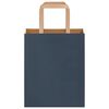 vidaXL Paper Bags 50 pcs with Handles Blue 18x8x22 cm