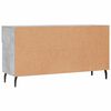 vidaXL Shoe Bench Concrete Grey 102x35x55 cm Engineered Wood