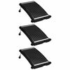 vidaXL Solar Pool Heating Panel | Set of 3 | Black | HDPE, PC, aluminium