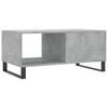 vidaXL Coffee Table Concrete Grey 90x50x40 cm Engineered Wood
