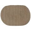 vidaXL Rug Natural and Black 300 x 300 cm Jute