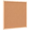 vidaXL Cork Board with Solid Pine Wood Frame 40x40 cm