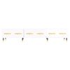 vidaXL TV Cabinet High Gloss White 150x36x30 cm Engineered Wood