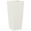 vidaXL Garden Planter White 35x35x75 cm Steel