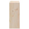 vidaXL Wine Rack 2 pcs Natural 62 x 25 x 62 cm Solid Pine Wood